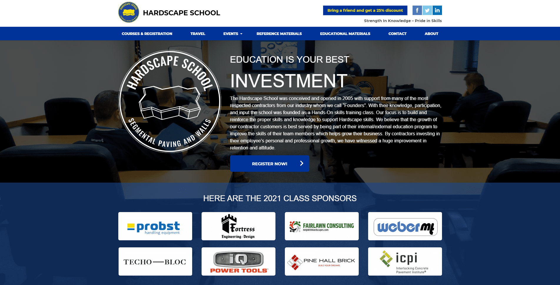 Hardscape School : Custom WordPress Development