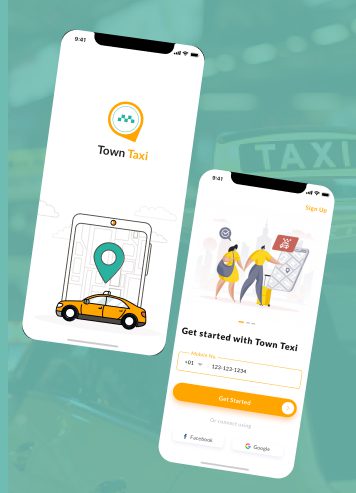 Town Taxi – Flutter Mobile App Development
