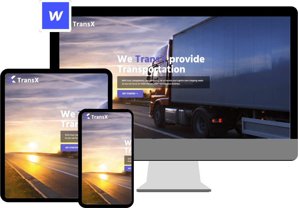 TransX Webflow Website Development