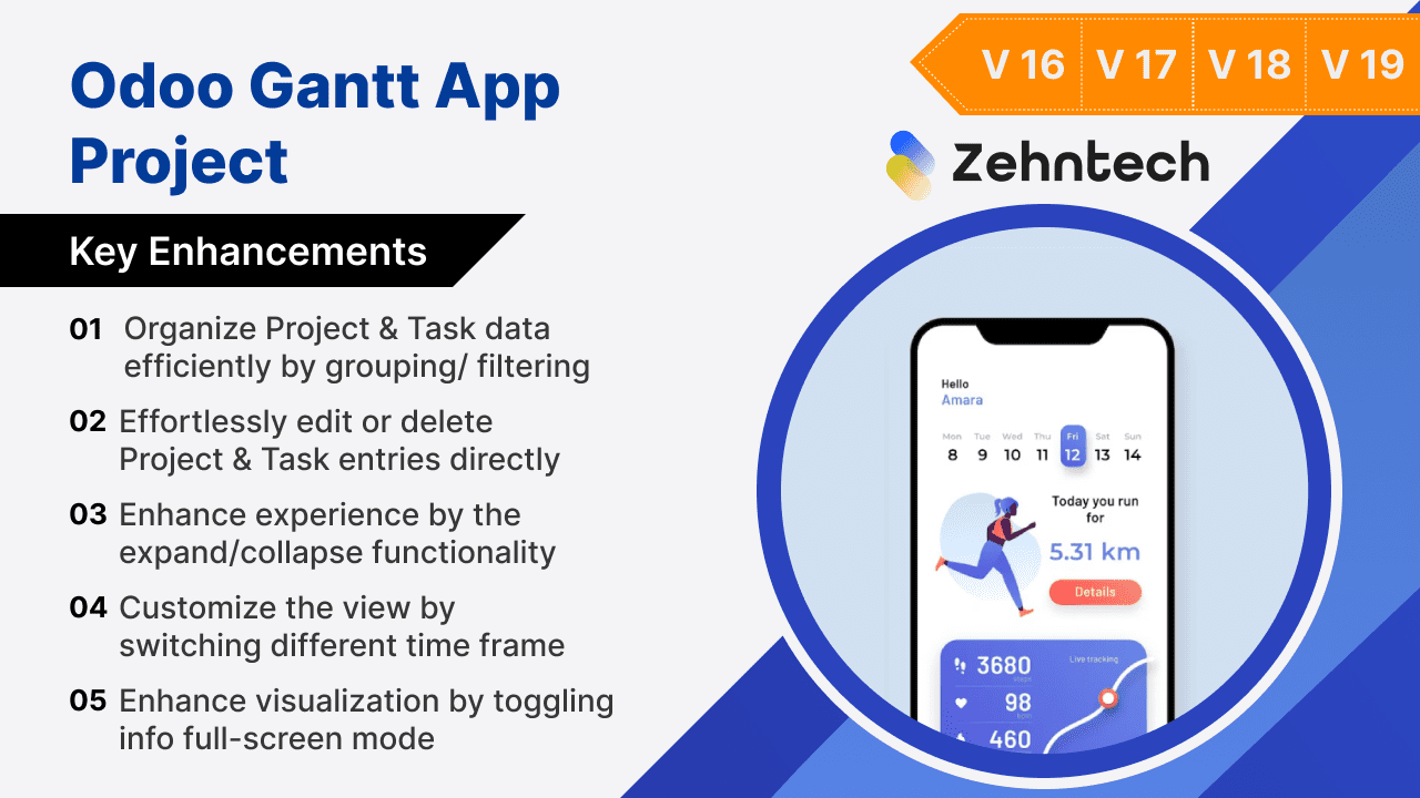 Odoo Gantt App for Project Module