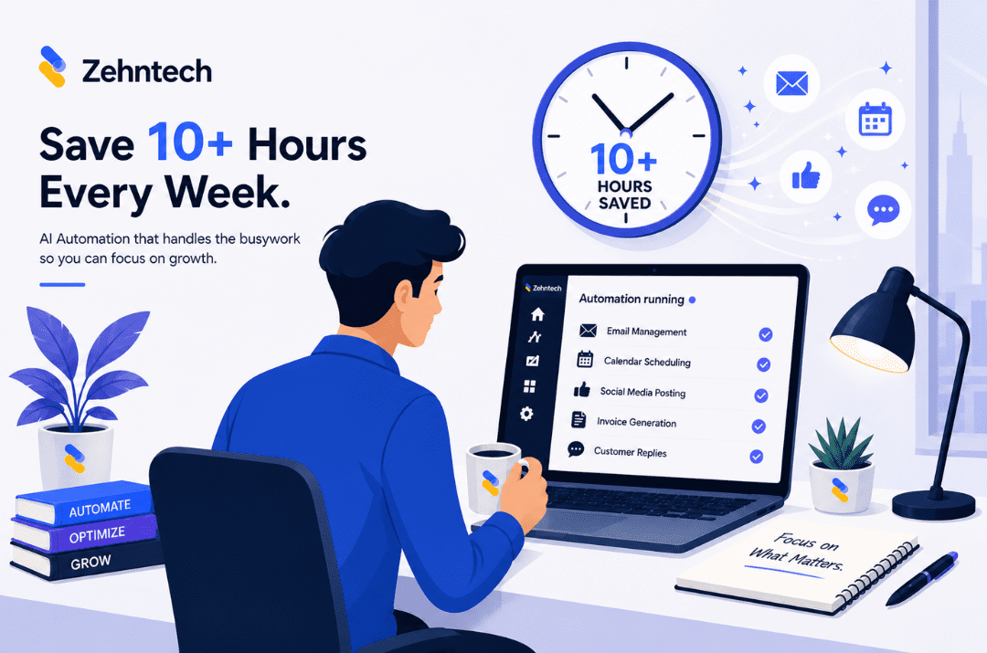 How Small Businesses Can Use AI Automation to Save 10+ Hours a Week without Coding