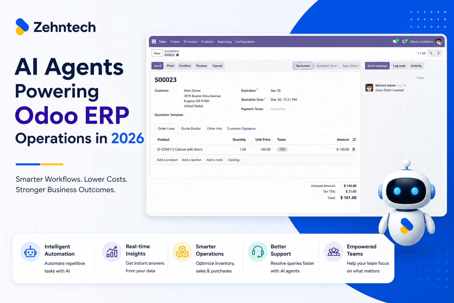 How AI Agents Are Transforming Odoo ERP Operations in 2026